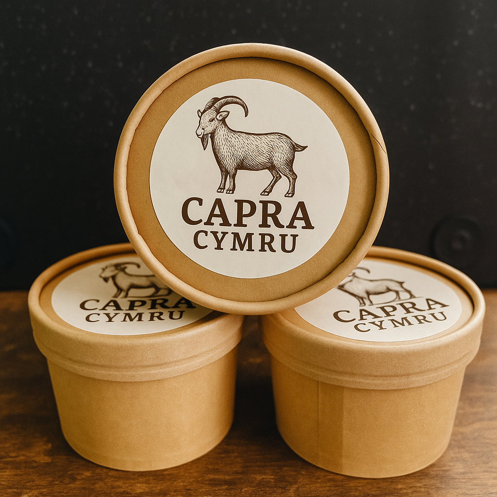 Welsh Soft Goat’s Cheese Bundle – 3 Handmade Flavours by Capra Cymru