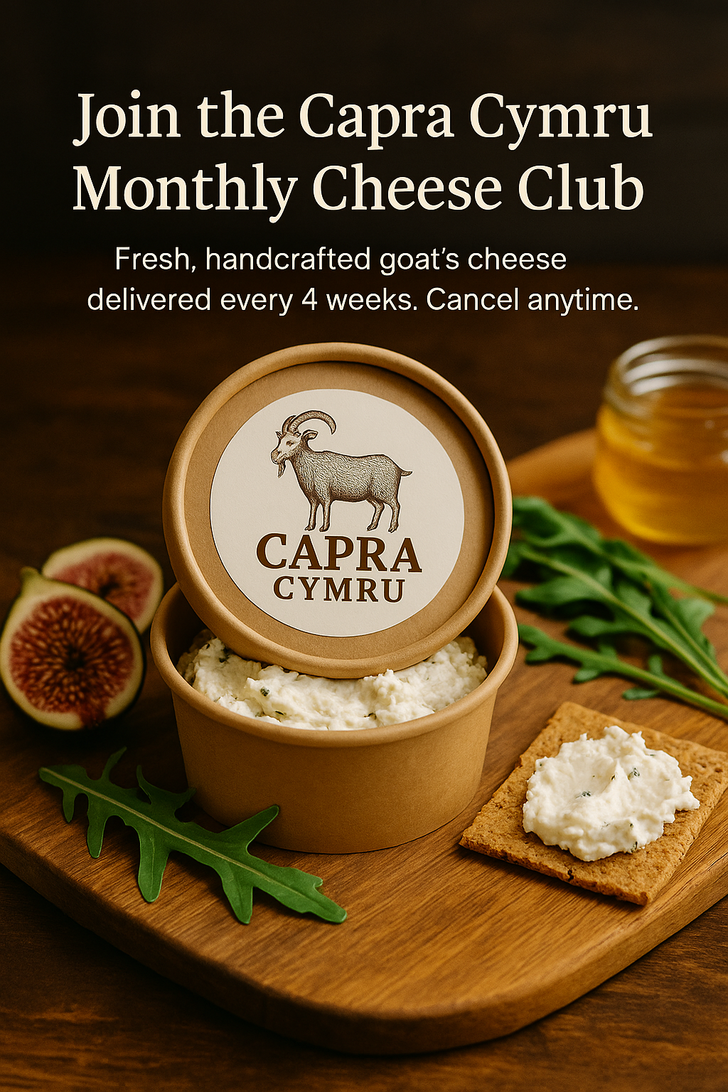 Monthly Cheese Box – 3 Tubs (Variety Box)