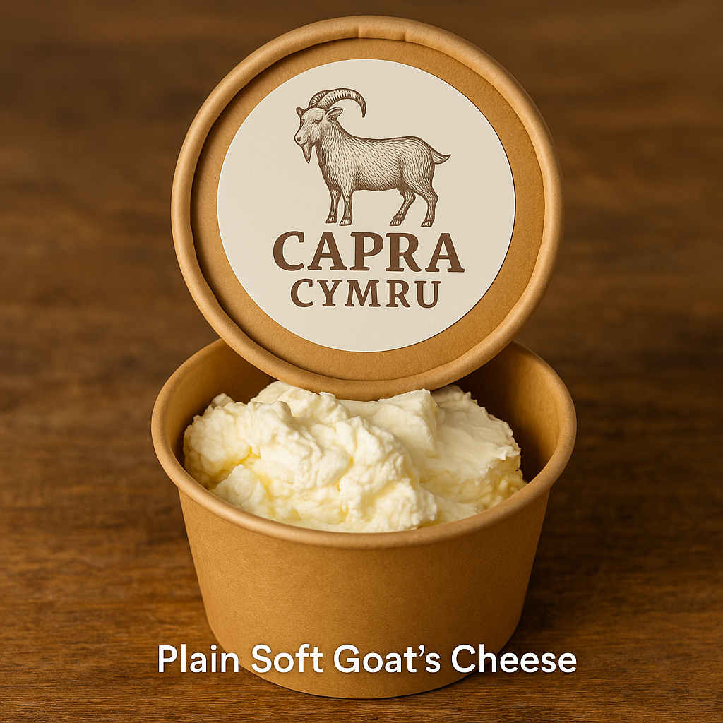 Plain Soft Goat’s Cheese – Welsh Handmade Cheese by Capra Cymru